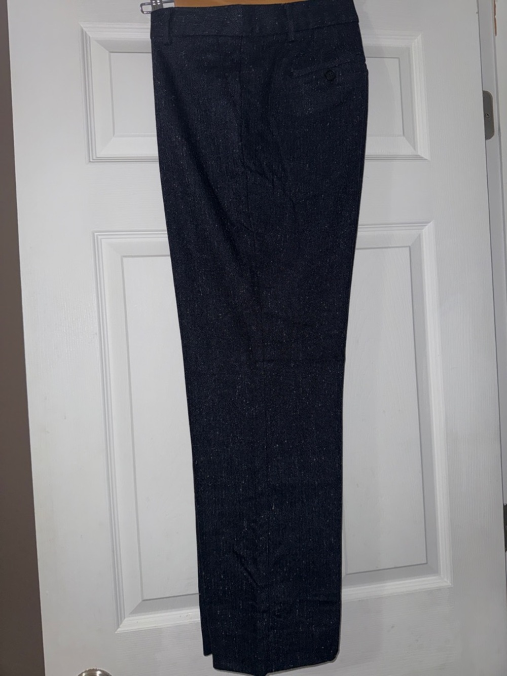 Talbots WoMen's Slim Straight Dark Navy Trousers Size 10